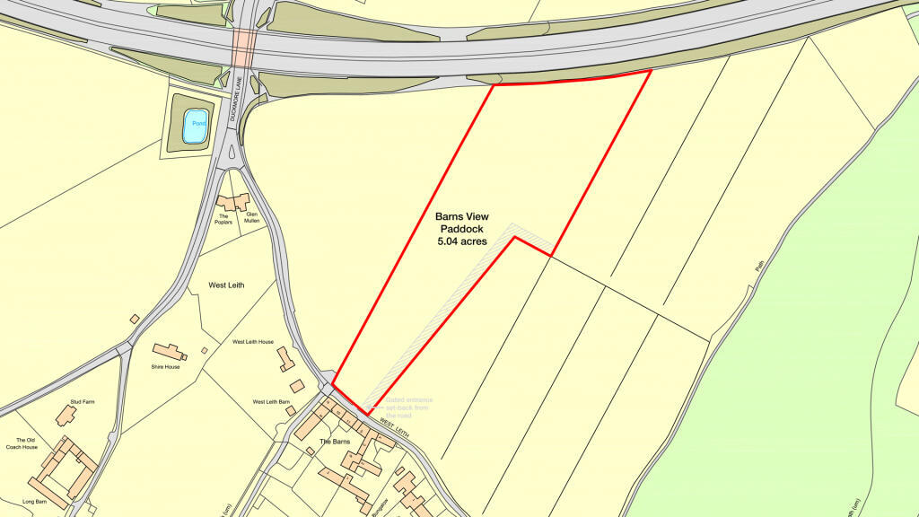 Barns View Paddock in Tring Site Plan