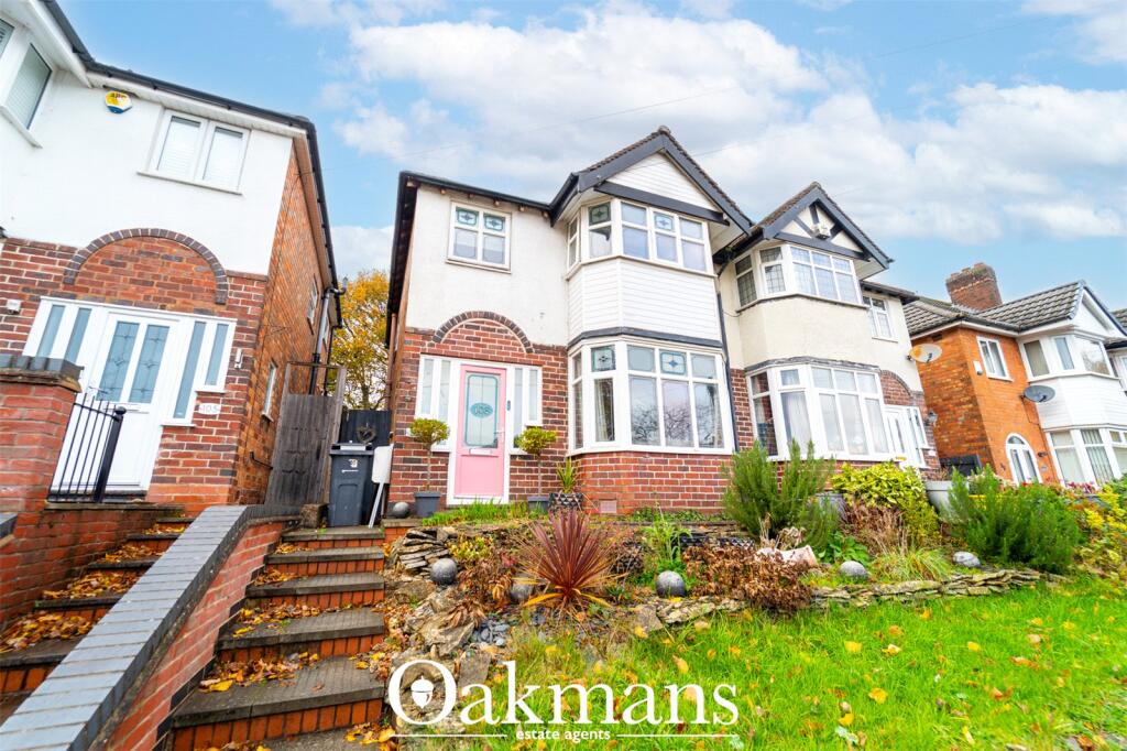 3-bed semi-detached on Josiah Road, Birmingham, B31, £230,000