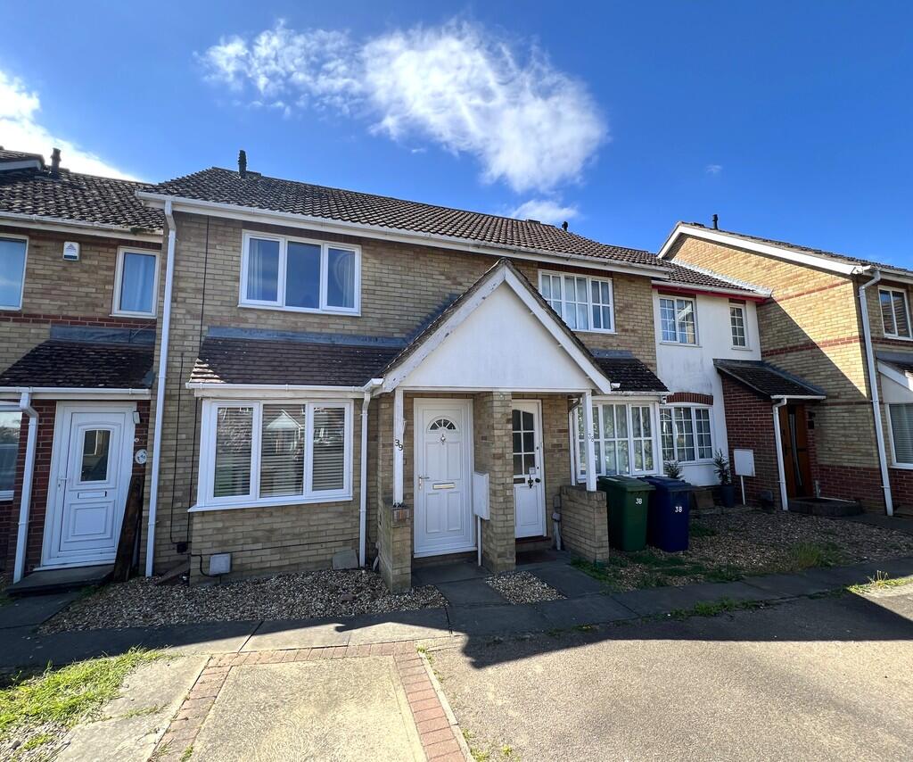 2-bed terraced on Mayfly Close, Chatteris, Cambs., PE16 6PF, £180,000
