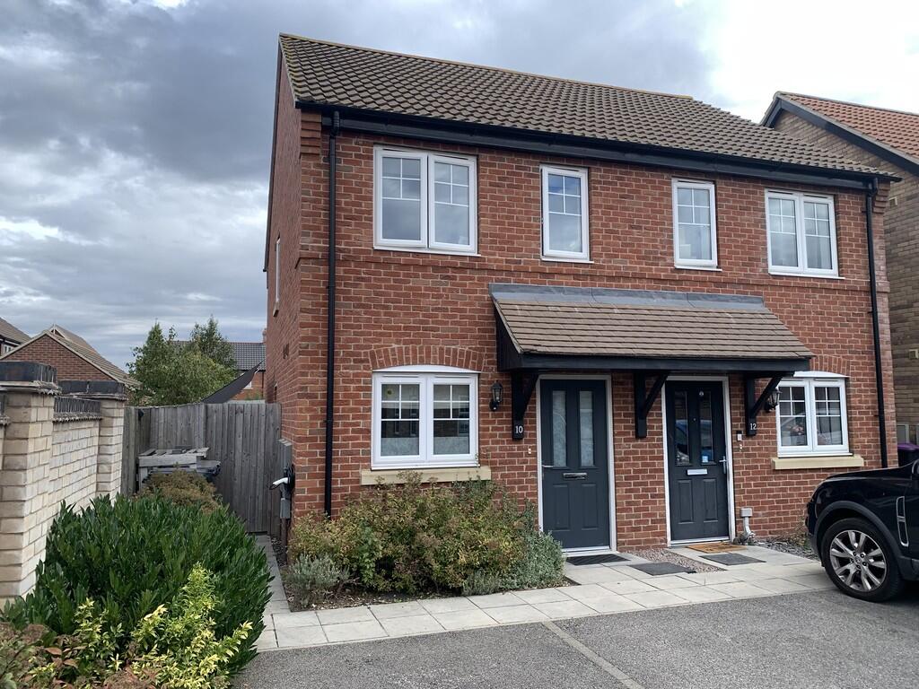 2-bed semi-detached on Chadwick Way, Coningsby, £85,000