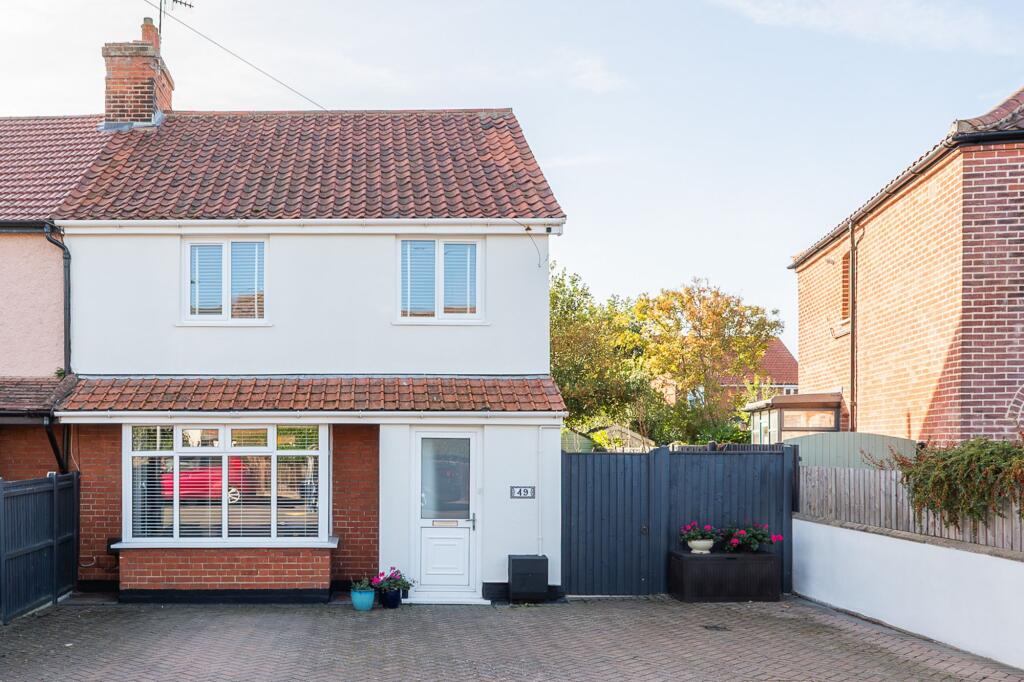 3-bed semi-detached on Bernard Road, Cromer, NR27, £450,000