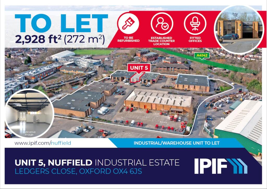 6FROWER様　unit4、unit5 Distribution warehouse to lease in Unit 5, Nuffield Industrial
