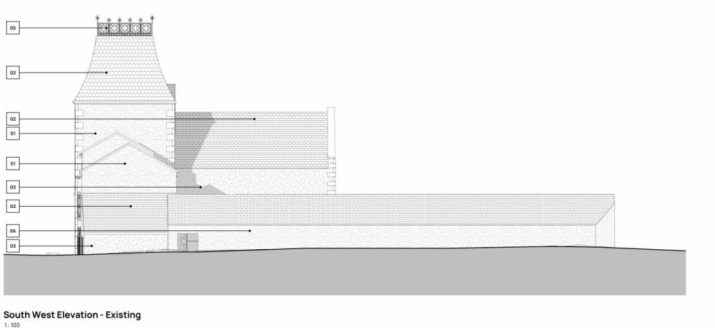 Courthouse SW Elevation