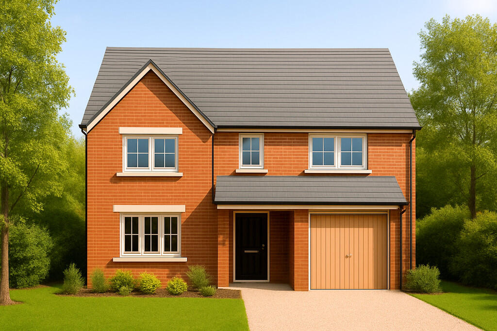 4-bed detached on Plot 2, Ashby Road, Ravenstone, £475,000