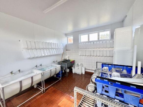 Ice cream wash room