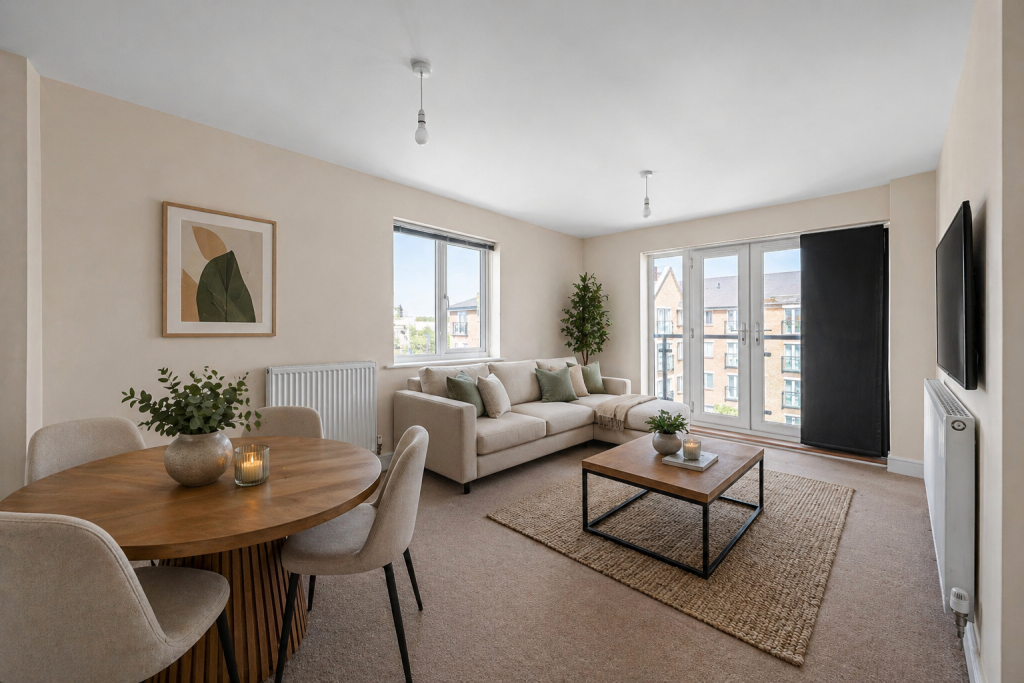 2-bed flat on Griffin Court, Black Eagle Drive, Northfleet, Gravesend, DA11 9AP, £180,000