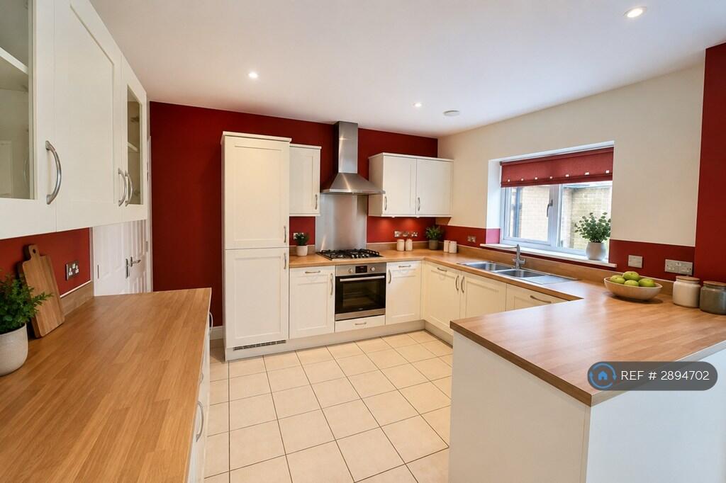 Kitchen at the Oak Lane home