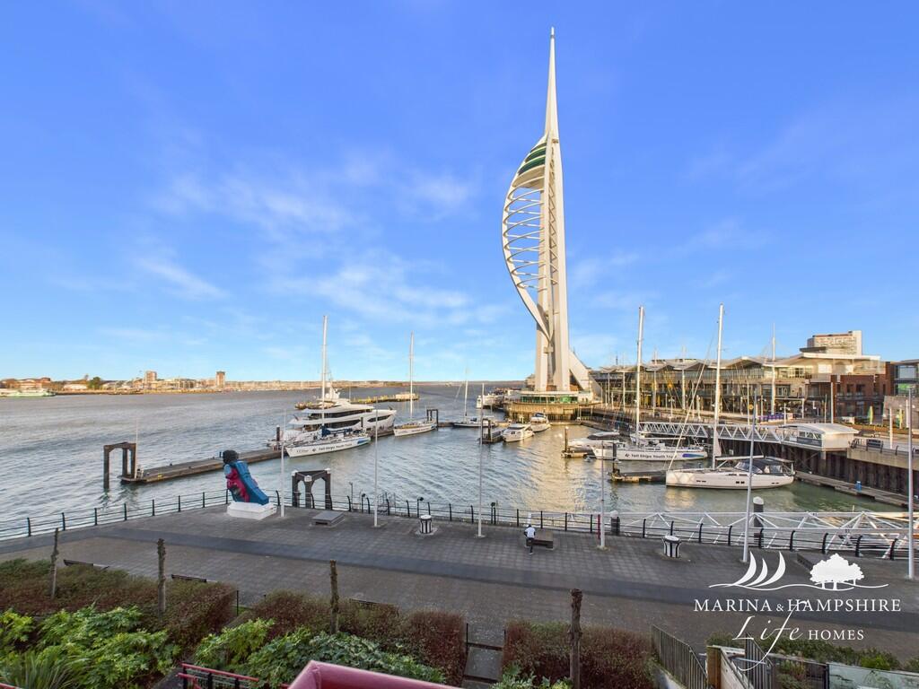 2-bed apartment on Gunwharf Quays, Portsmouth, £575,000