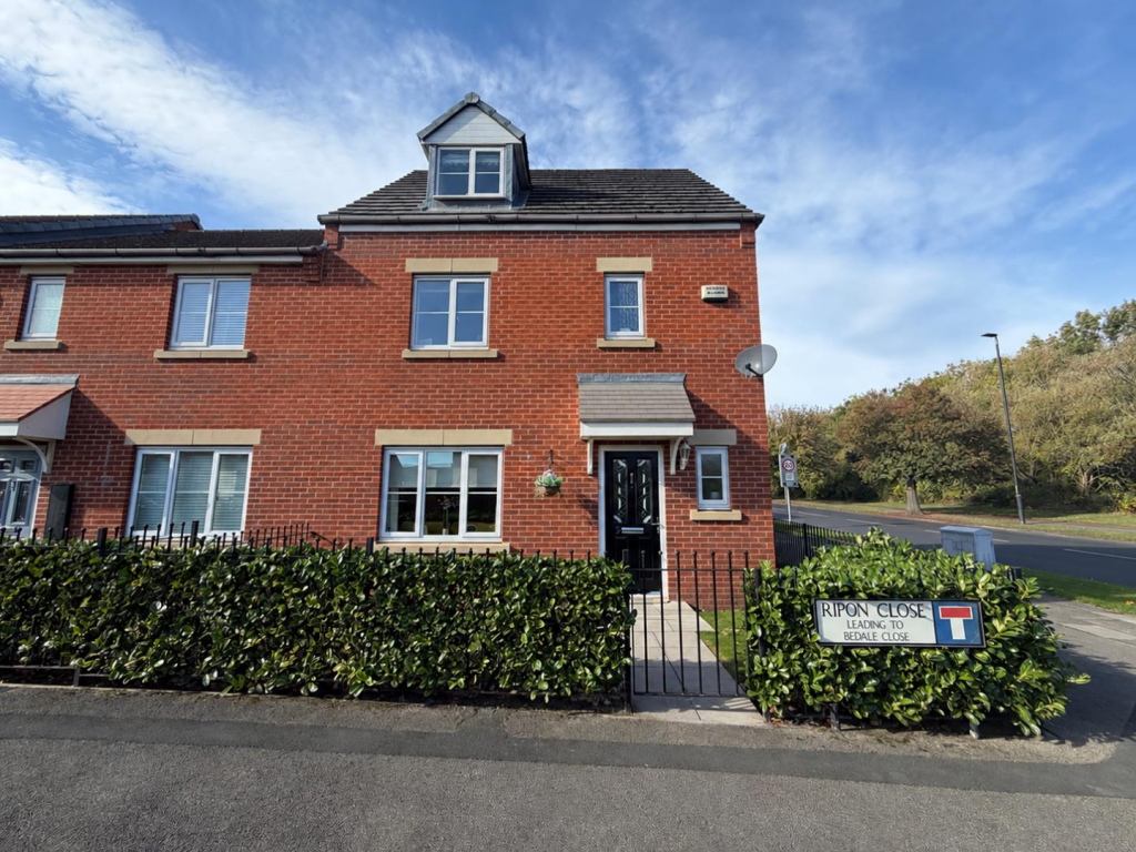 4-bed terraced on Ripon Close, Hartlepool, £205,000