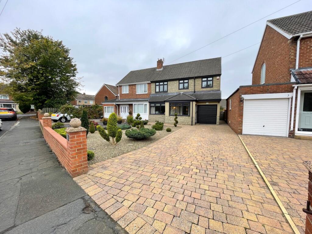 4-bed semi-detached on Merlin Drive, Chester Le Street, DH3, £265,000