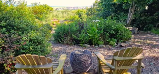 Seating area with views