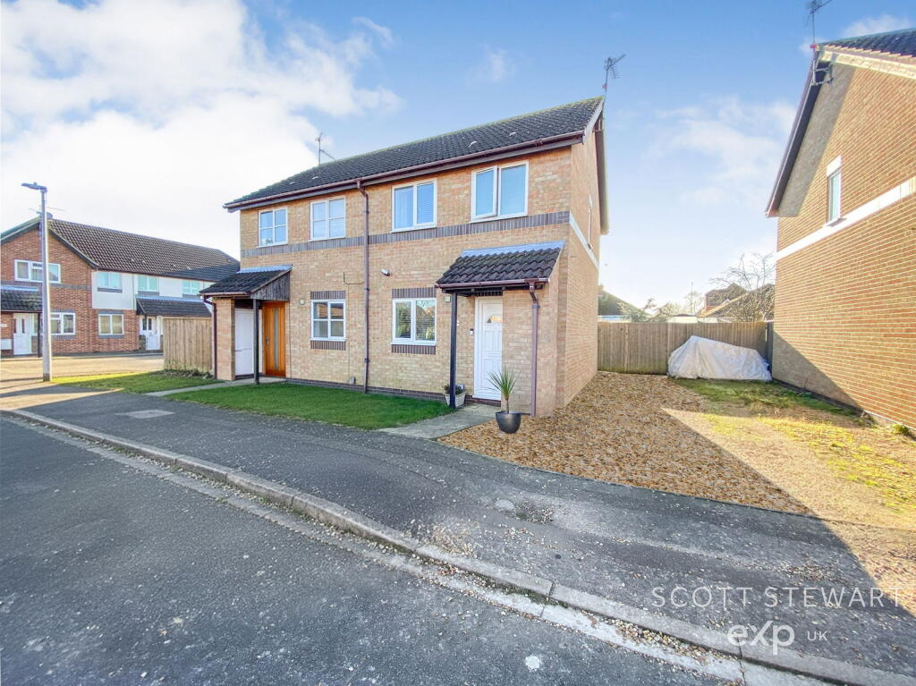 2-bed semi-detached on Viking Way,Whittlesey,Peterborough,PE7 1DU, £190,000