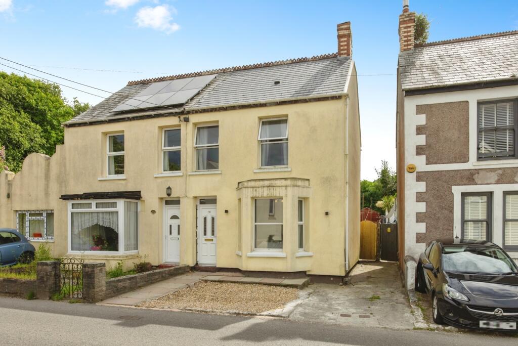 3-bed semi-detached on Roche Road, Bugle, St. Austell, Cornwall, PL26, £180,000