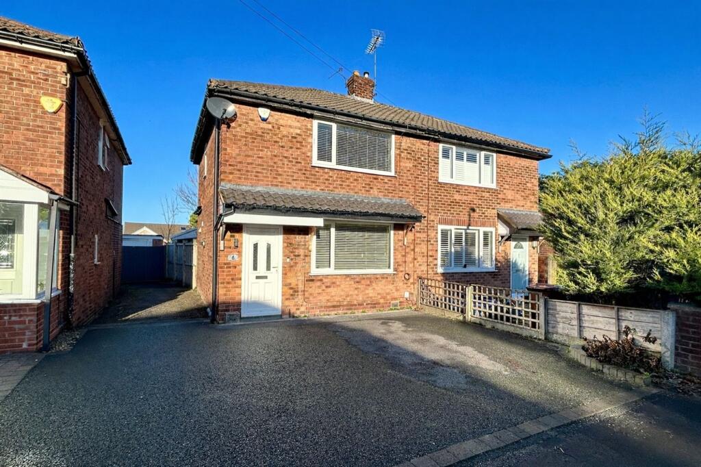 2-bed semi-detached on Colwyn Road, Cheadle Hulme, SK8, £290,000