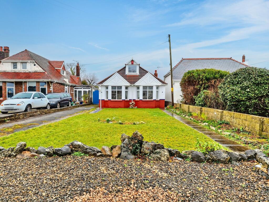 2-bed bungalow on West Road, Nottage, Porthcawl, CF36 3SN, £520,000