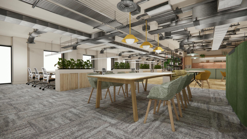 Enterprise Wharf, Innovation Birmingham - 4th Floor CGI