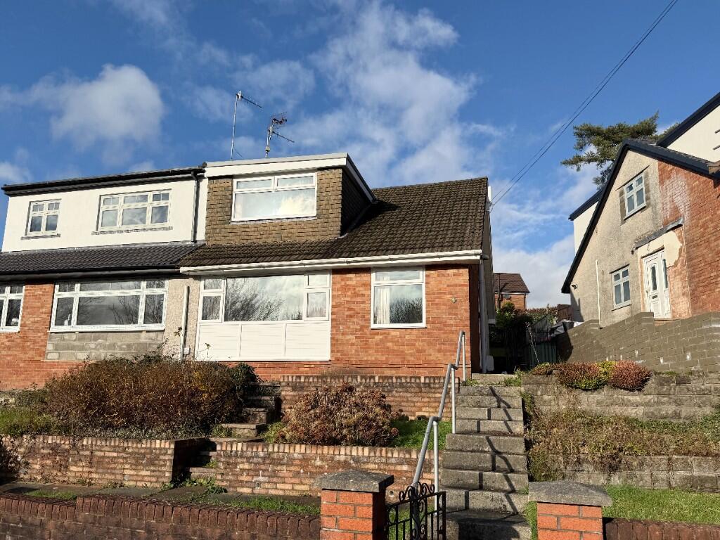 3-bed semi-detached on Milbourne Close, Merthyr Tydfil, CF47 0UH, £240,000
