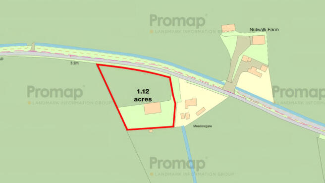 Parklands Barn site plan.