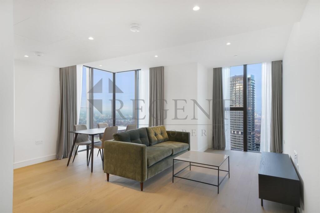 2-bed apartment on Harcourt Tower, Marsh Wall, E14, £1,330,000