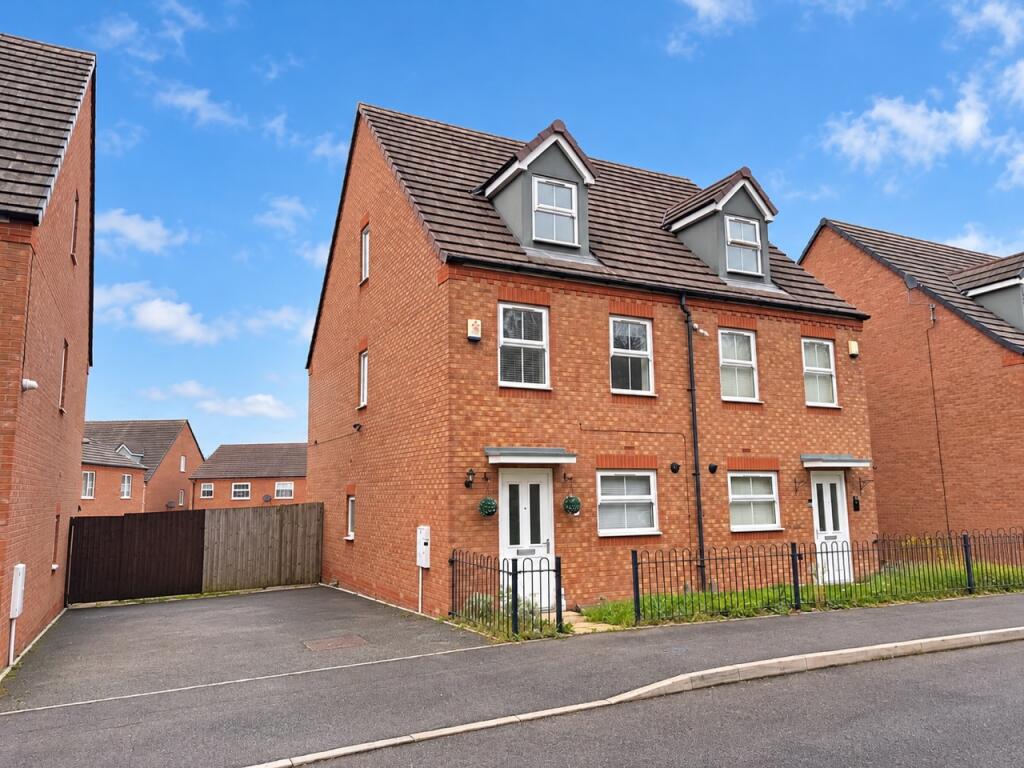 3-bed semi-detached on Greenock Crescent, Parkfields, Wolverhampton, WV4, £260,000