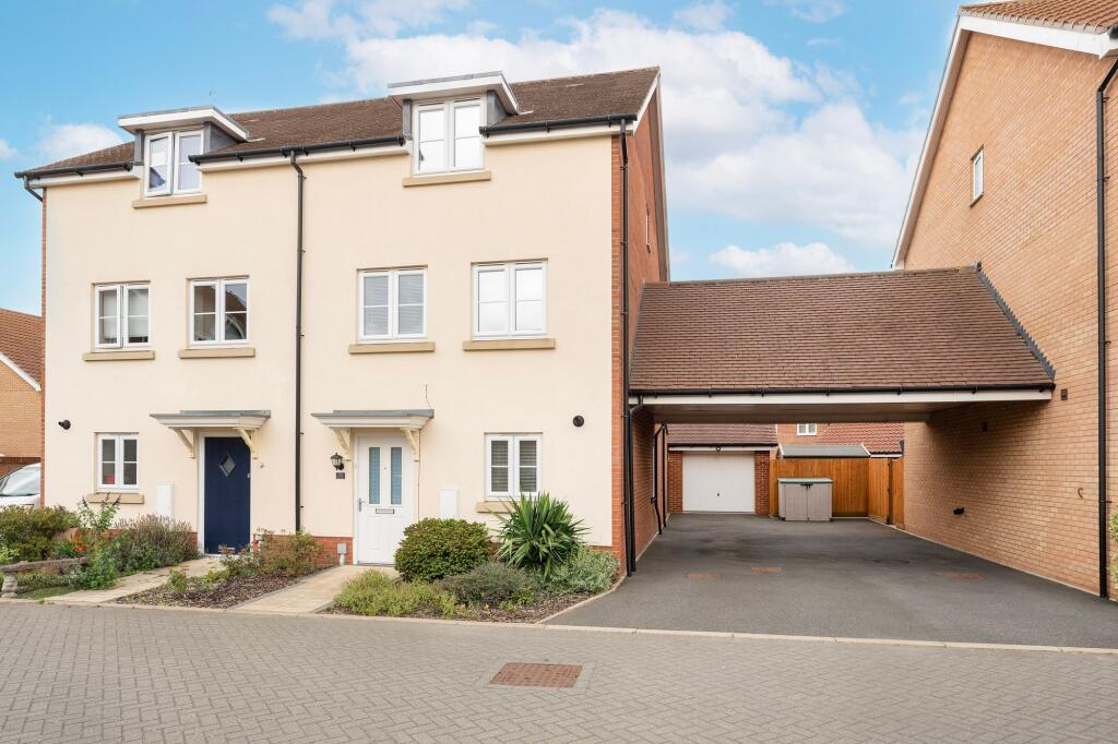 4-bed semi-detached on Rowan Way, Cringleford, £325,000