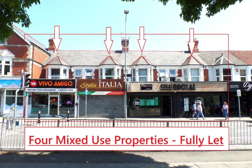 Main image of property: 132, 134, 136,138 Whitchurch Road, Heath, Cardiff CF14 3LZ