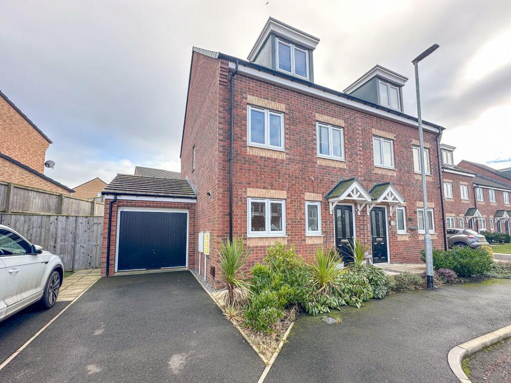 3-bed semi-detached on Pikewell Close, Dipton, Stanley, £199,995