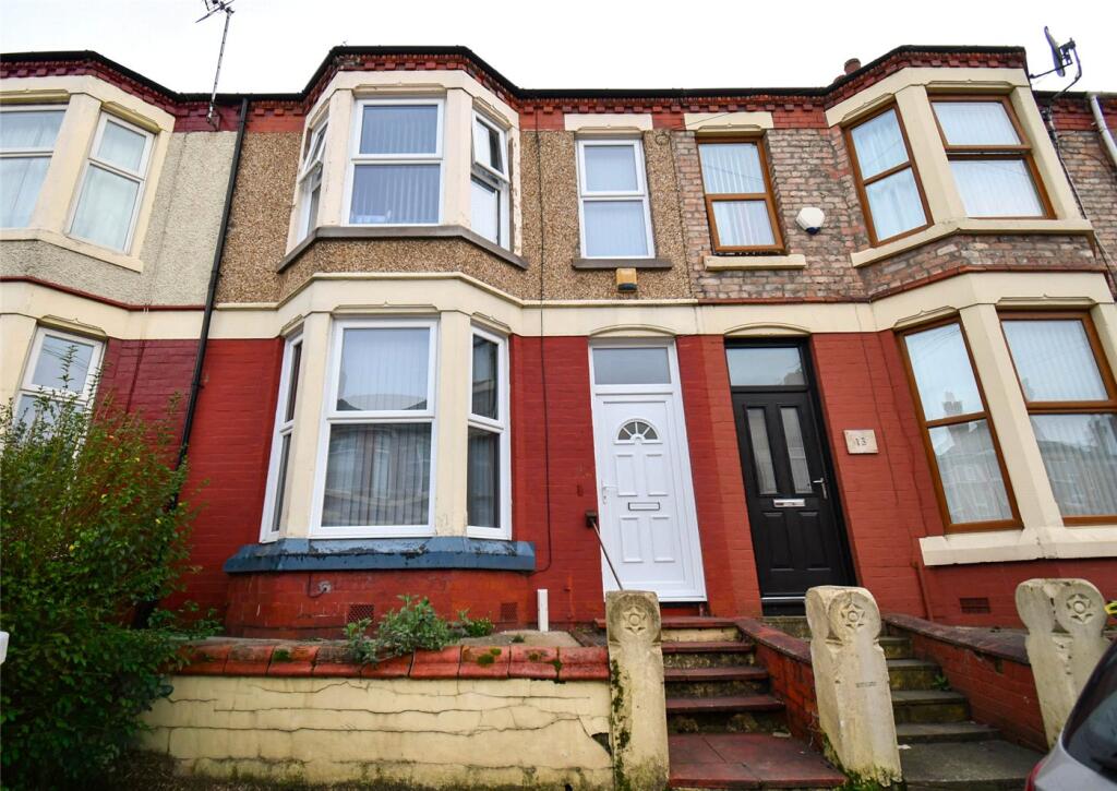 3-bed terraced on Morecroft Road, Birkenhead, Wirral, £160,000