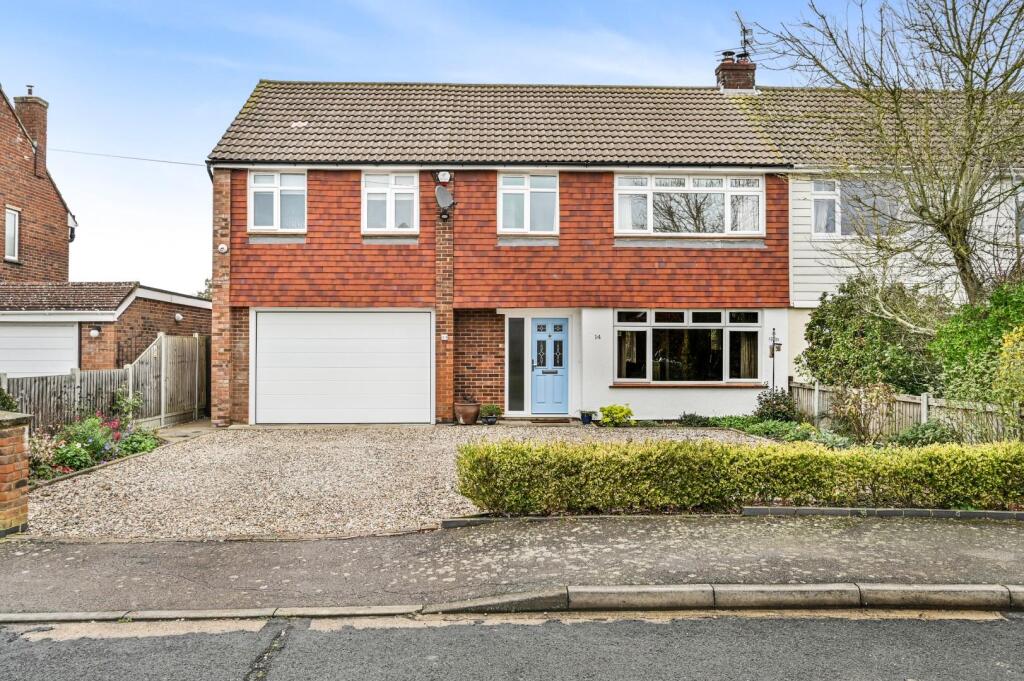 4-bed semi-detached on Cressages Close, Felsted, Dunmow, £595,000