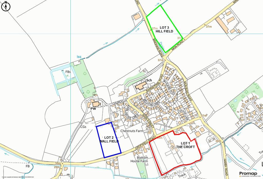Main image of property: Wall Field - Lot 2 - 3.08 Acres, Cropwell Road, Langar, Nottingham, Nottinghamshire, NG13 9HD