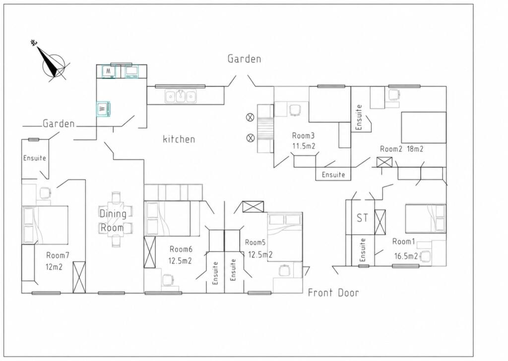 1 bedroom house of multiple occupation for rent