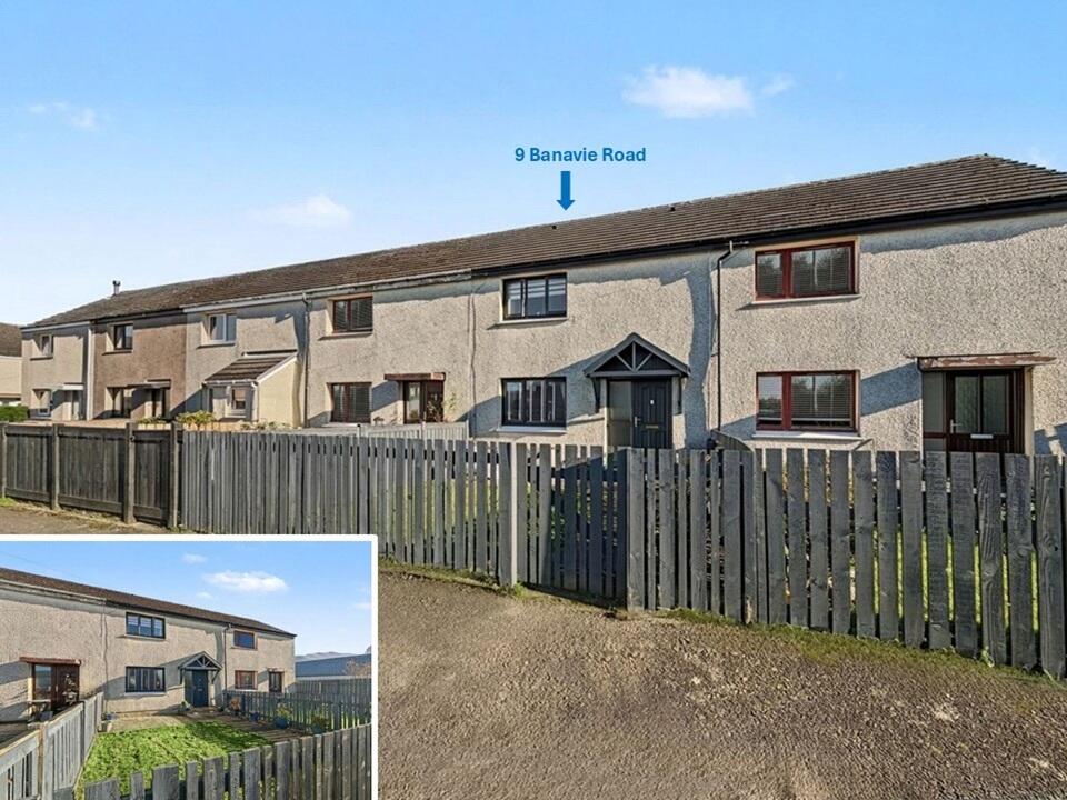 3-bed terraced on 9 Banavie Road, Caol, Fort William, Highland, PH33 7HY, £185,000