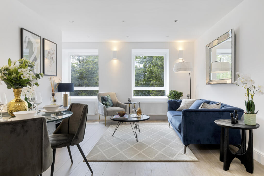 2-bed flat on Plot 1C Buckingham House The Broadway, Stanmore, HA7, £375,000