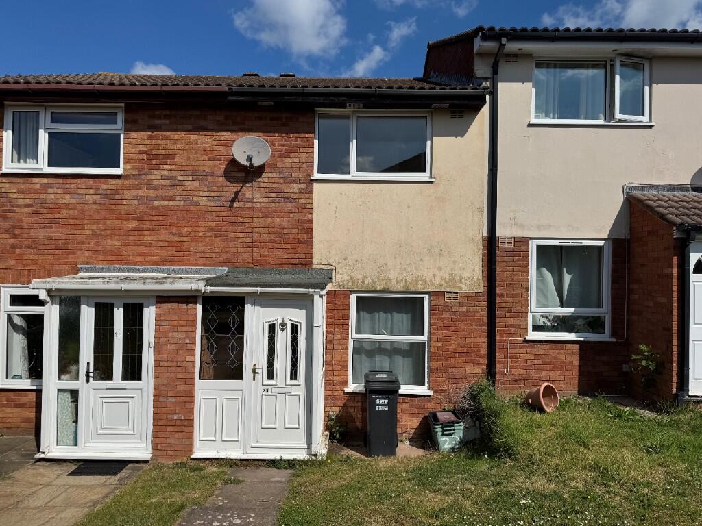 2-bed terraced on Bartlett Close, Taunton, Somerset, TA1, £165,000
