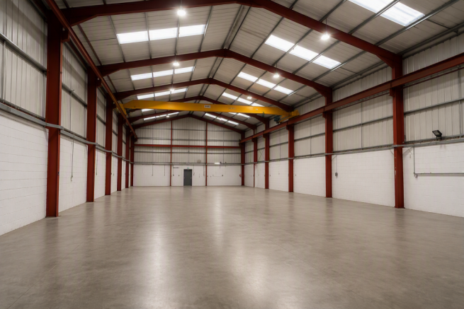 CGI Image of empty warehouse
