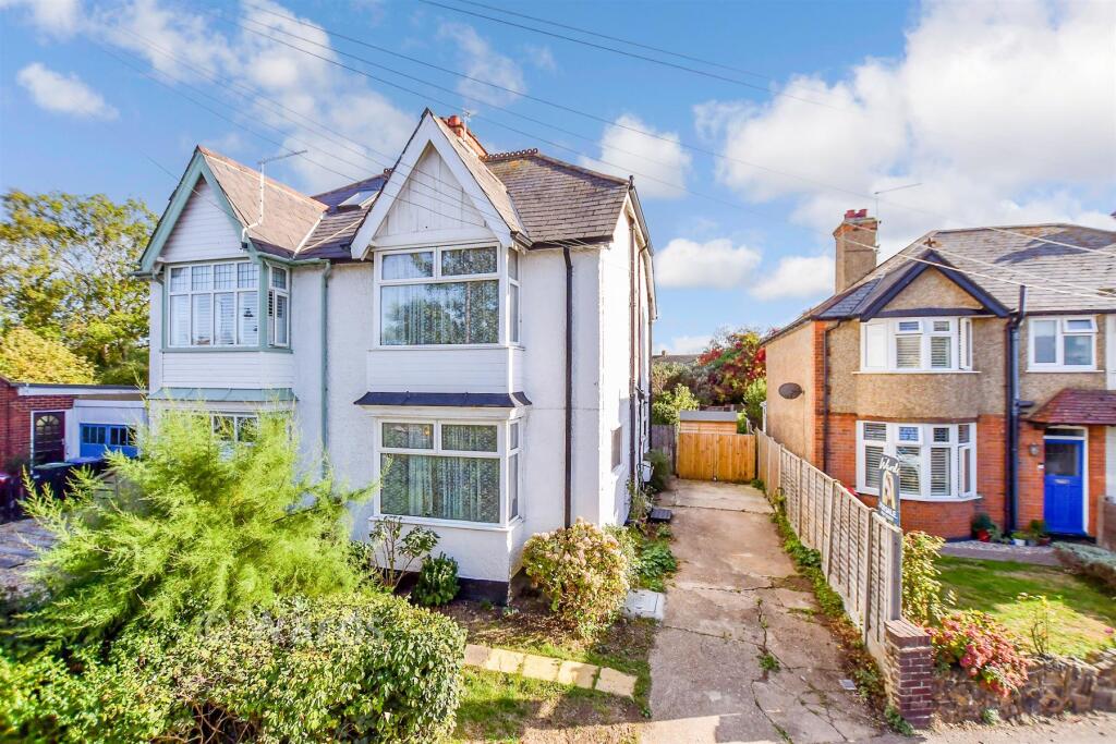 2-bed semi-detached on Cromwell Road, Whitstable, Kent, £270,000