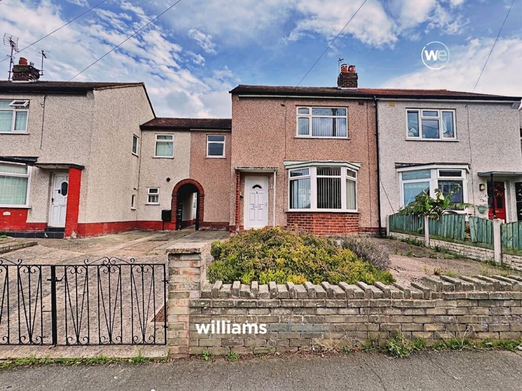 3-bed terraced on Pendre Avenue, Rhyl, LL18, £160,000