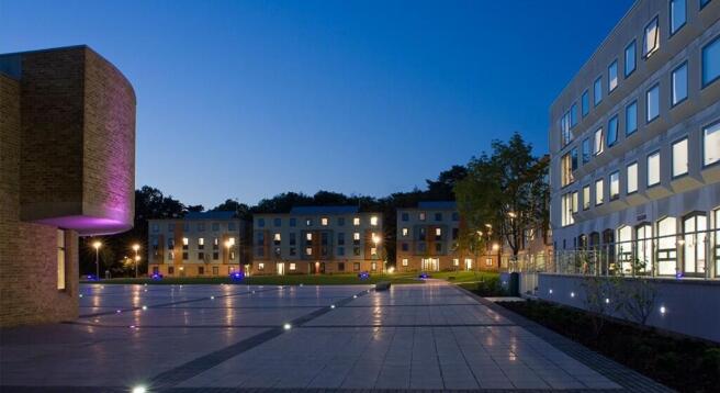 Campus by night