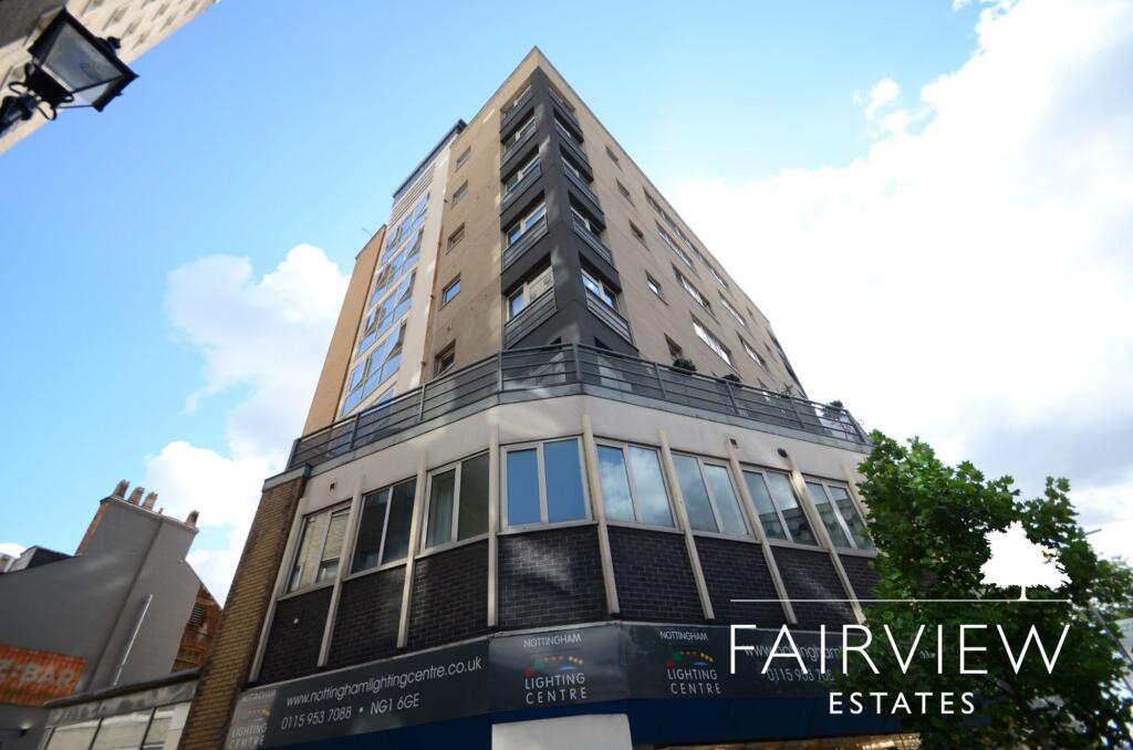 2-bed flat on St. James's Street, Loxley Court St. James's Street, NG1, £140,000