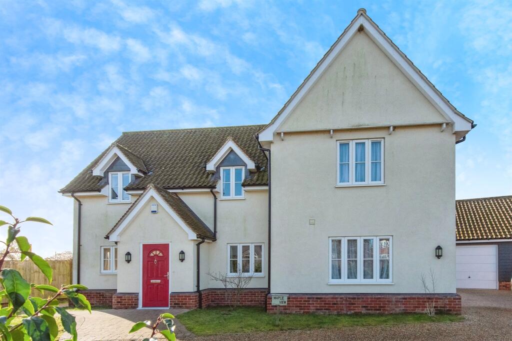4-bed detached on Rising Sun Hill, Rattlesden, BURY ST. EDMUNDS, £525,000