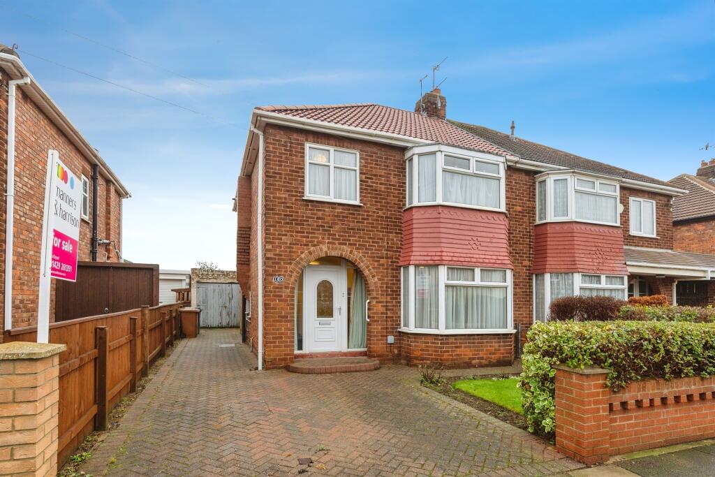 3-bed semi-detached on Westbrooke Avenue, Hartlepool, £170,000