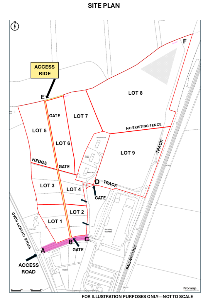 Lot 9 - Approx. 7.99 acres Land off Stoke Charity Road, Kings Worthy, Hampshire - View 2