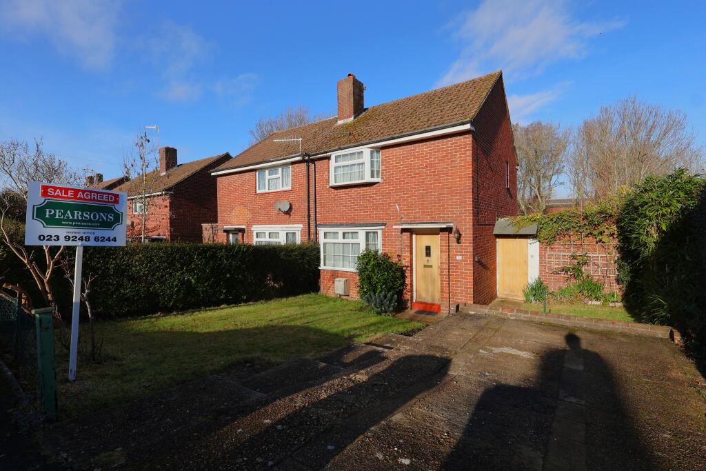 2-bed semi-detached on High Lawn Way, Leigh Park, Havant, £230,000
