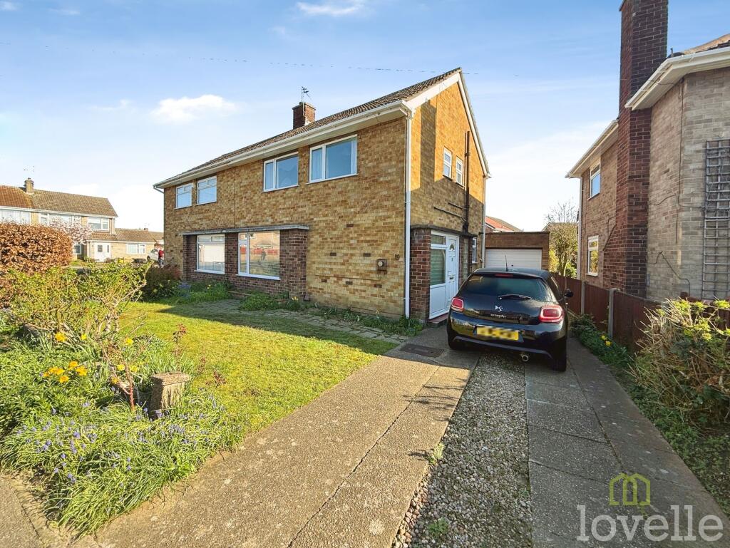 4-bed semi-detached on Matlock Drive, North Hykeham, LN6, £230,000