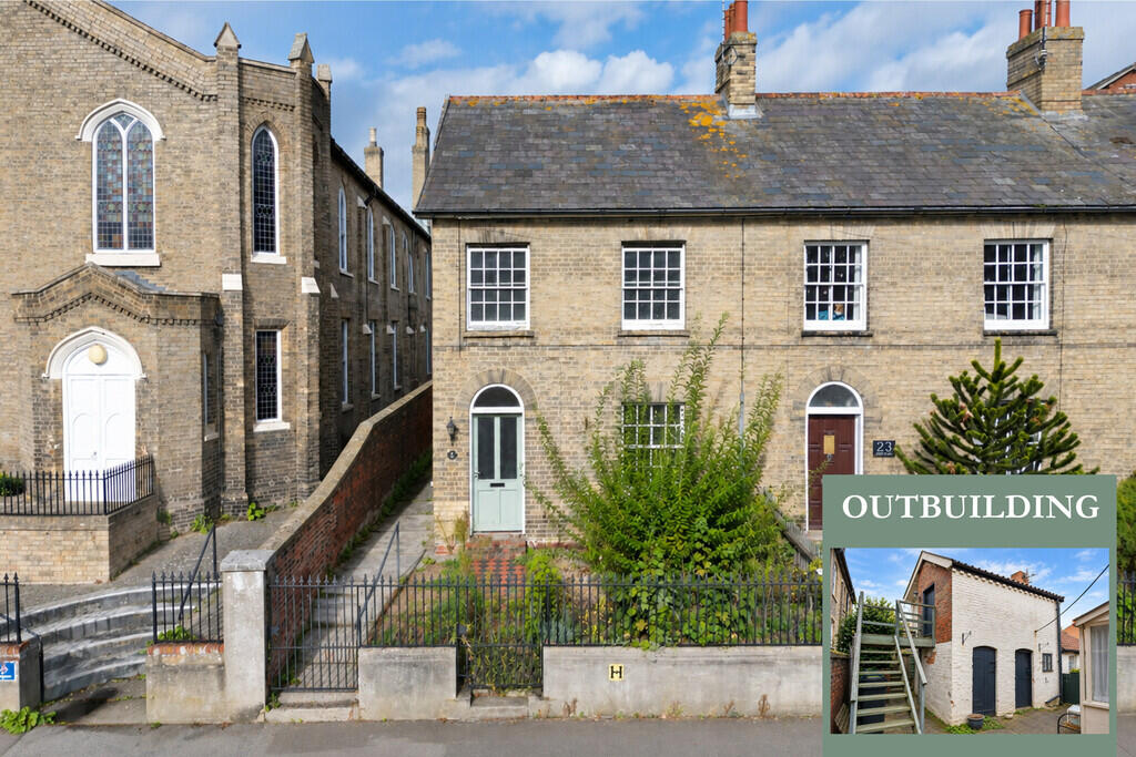 3-bed terraced on Quay Street, Halesworth, £200,000
