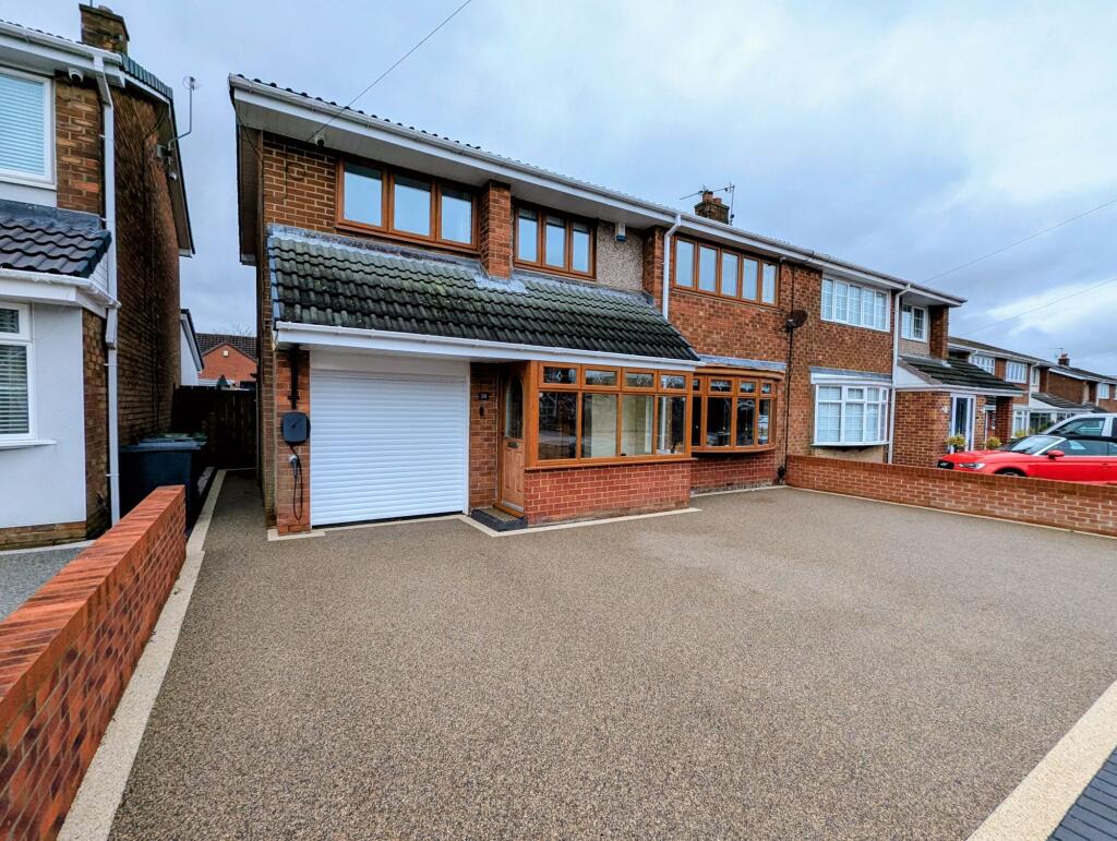 4-bed semi-detached on Mitford Road, South Shields, NE34, £370,000
