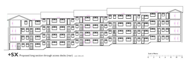 Long section - Drawing