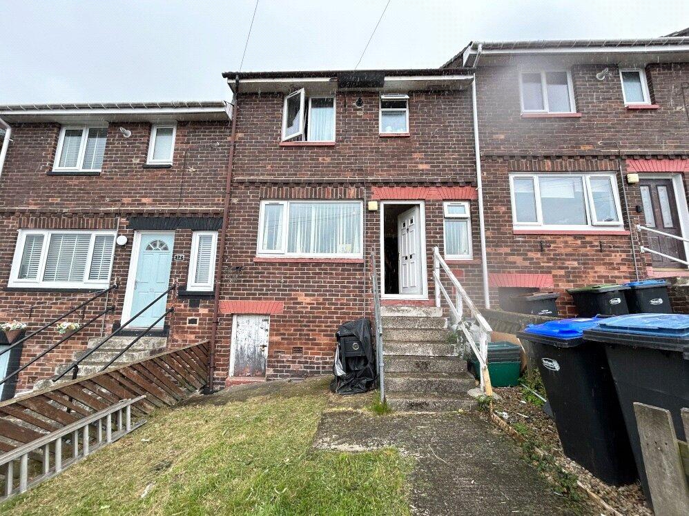 2-bed terraced on Gray Street, Consett, DH8, £68,500
