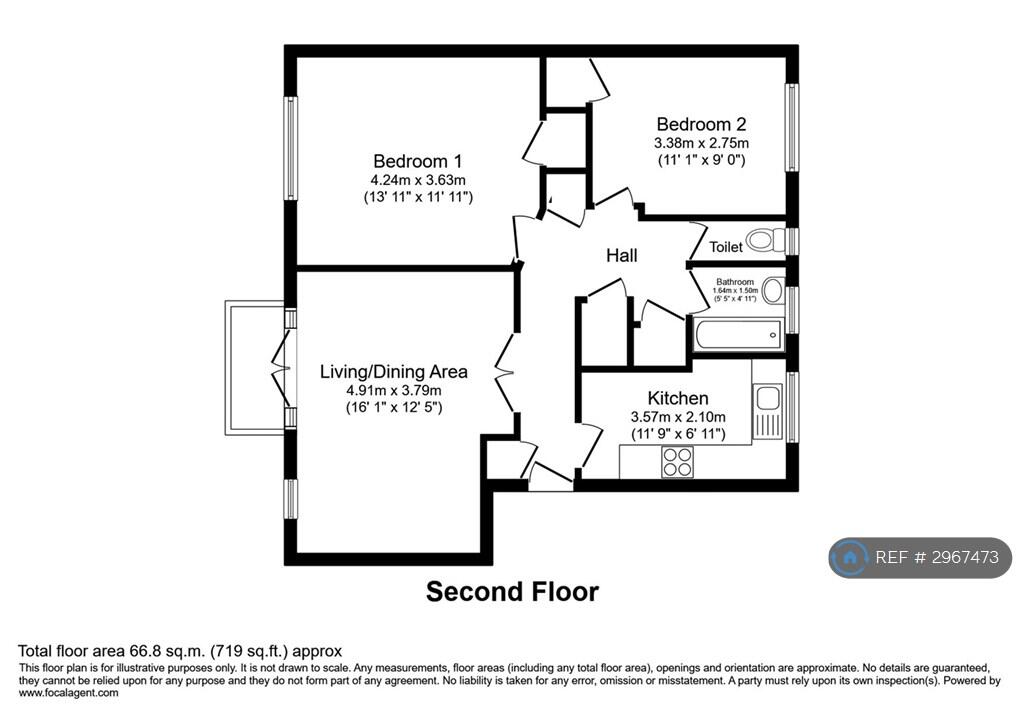 Apartment in London, Royal Borough of Kingston upon Thames - View 4