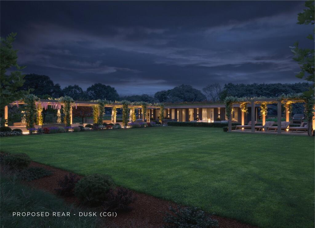 Proposed Rear - Dusk